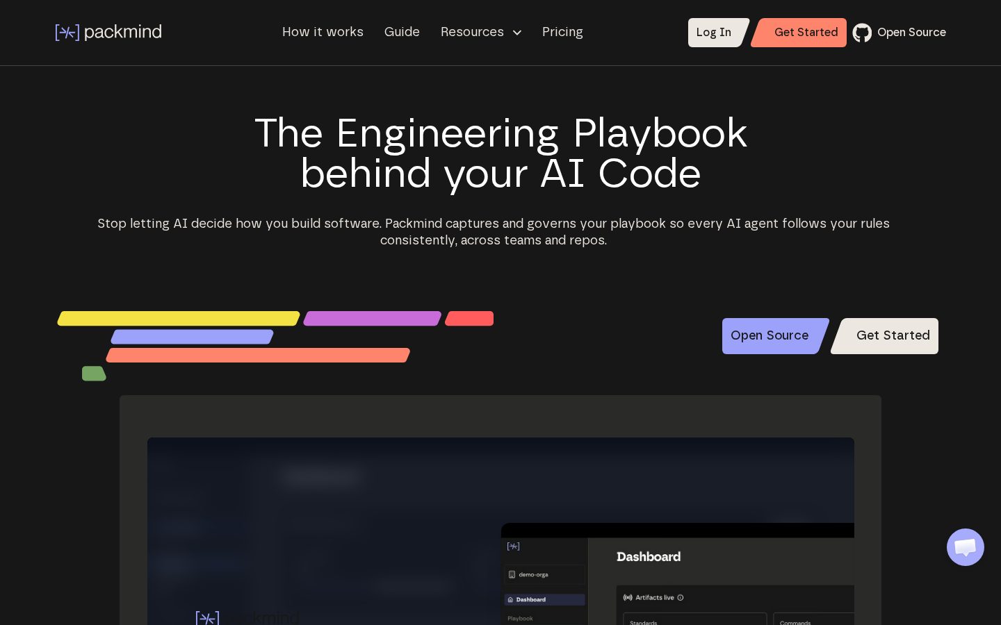 Packmind Open Source Homepage