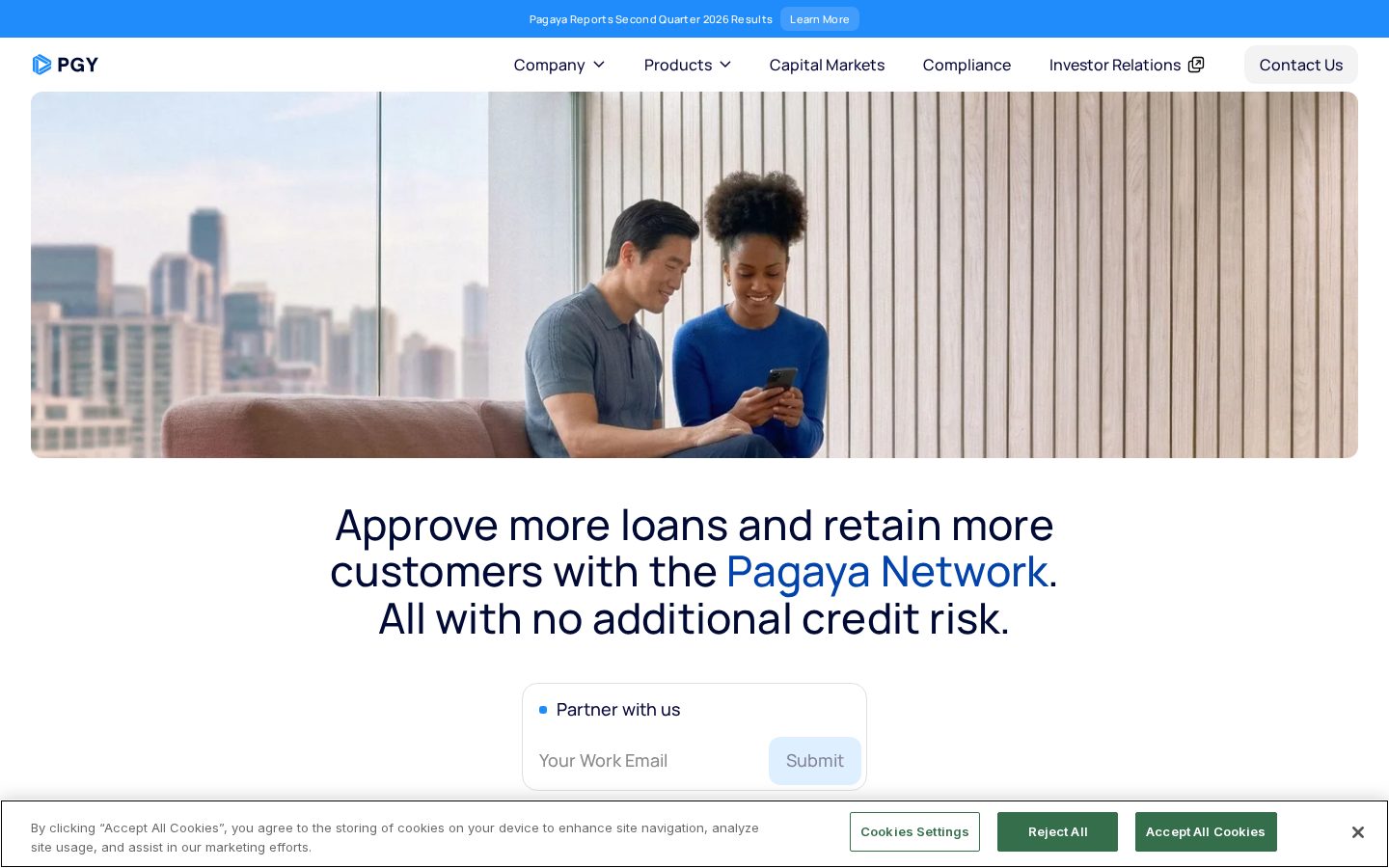 Pagaya Homepage