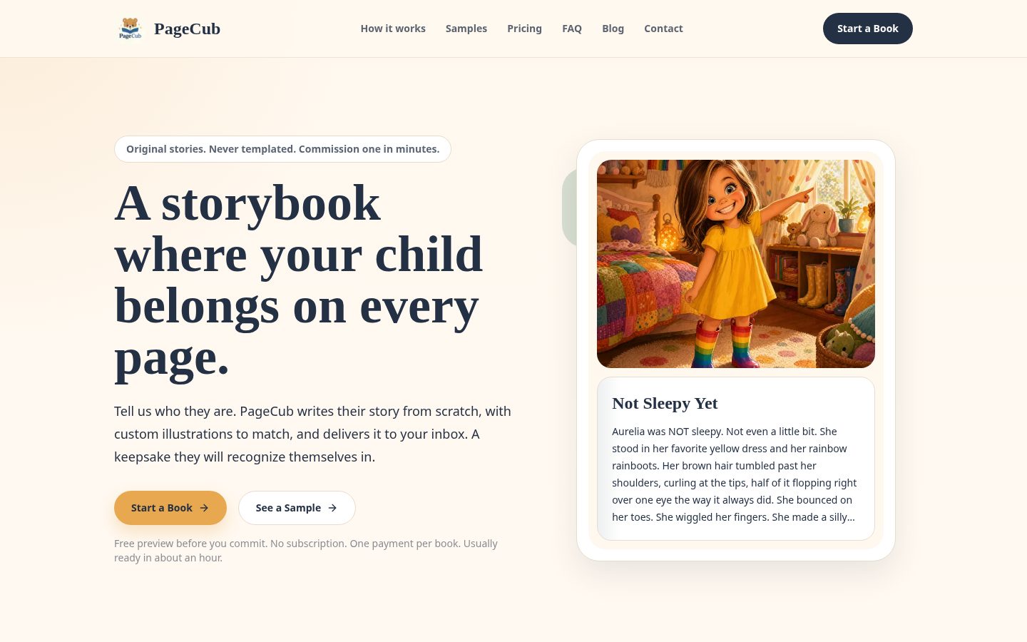 PageCub Homepage