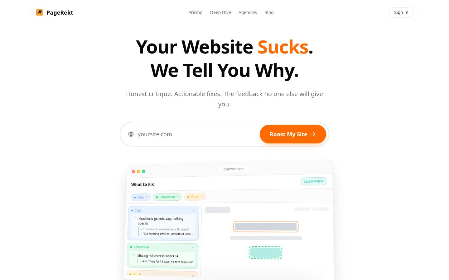 Pagerekt Homepage