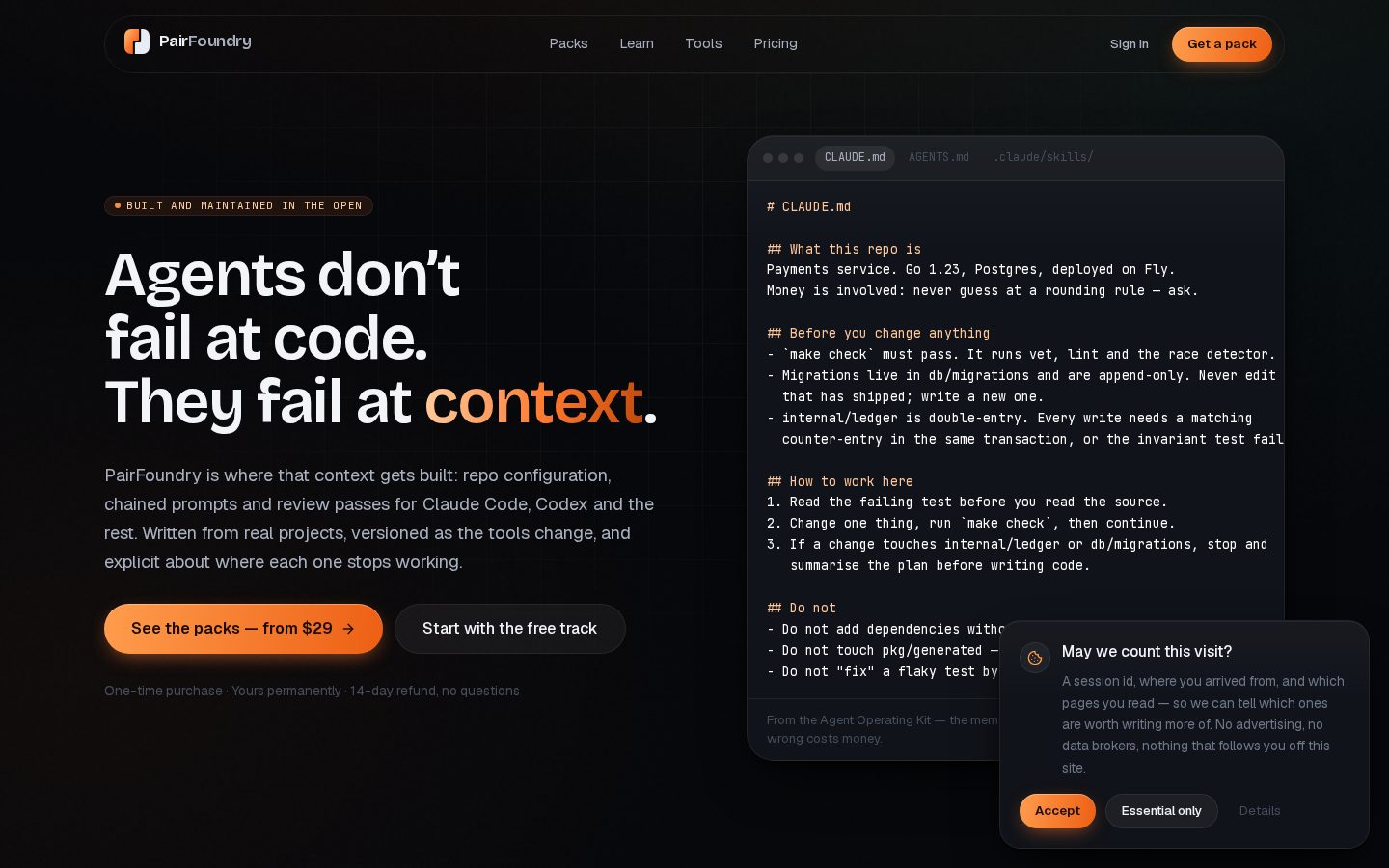 PairFoundry Homepage