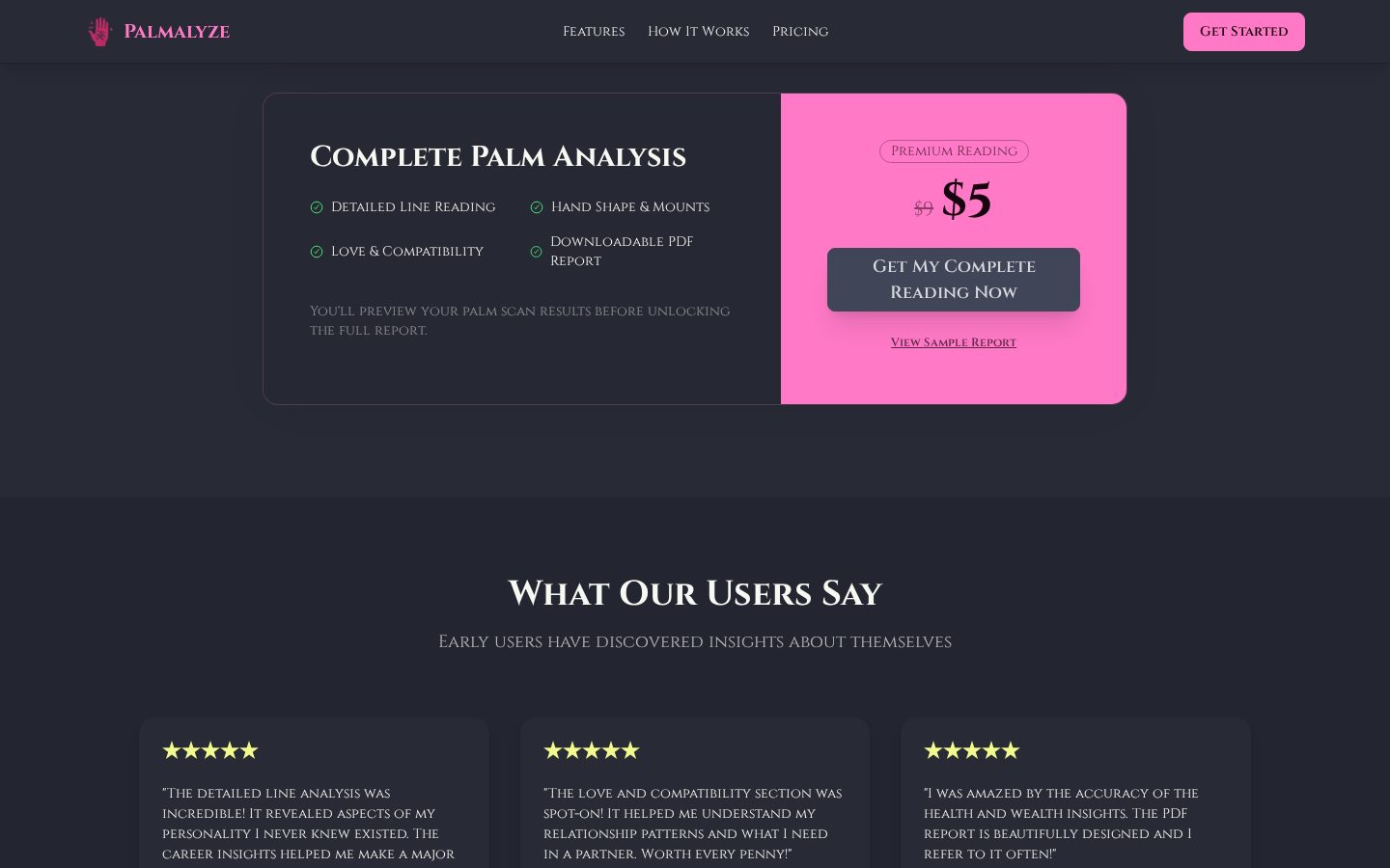Palmalyze Pricing