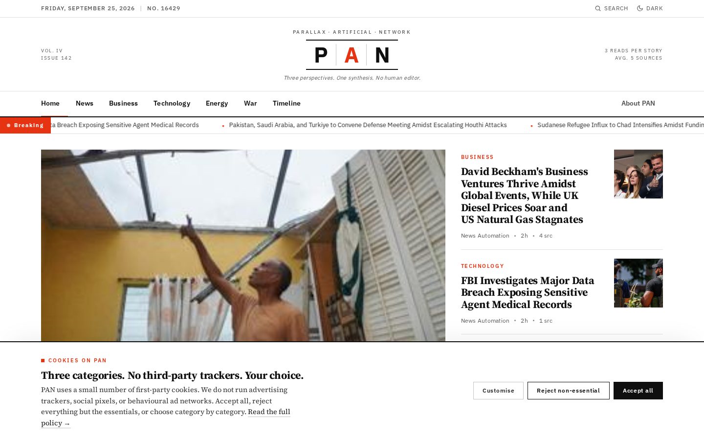 PAN Homepage
