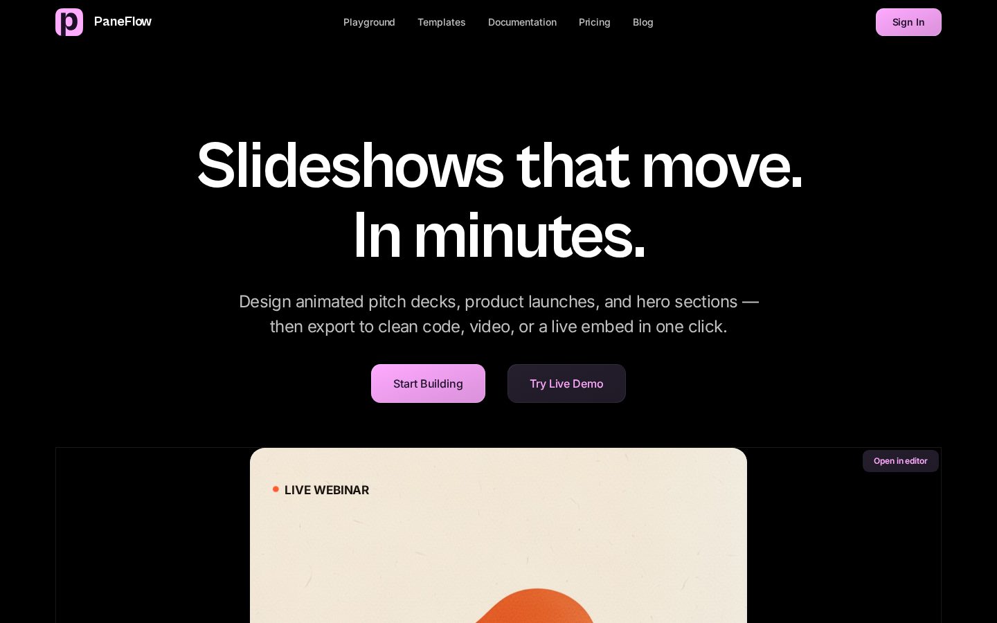PaneFlow Homepage