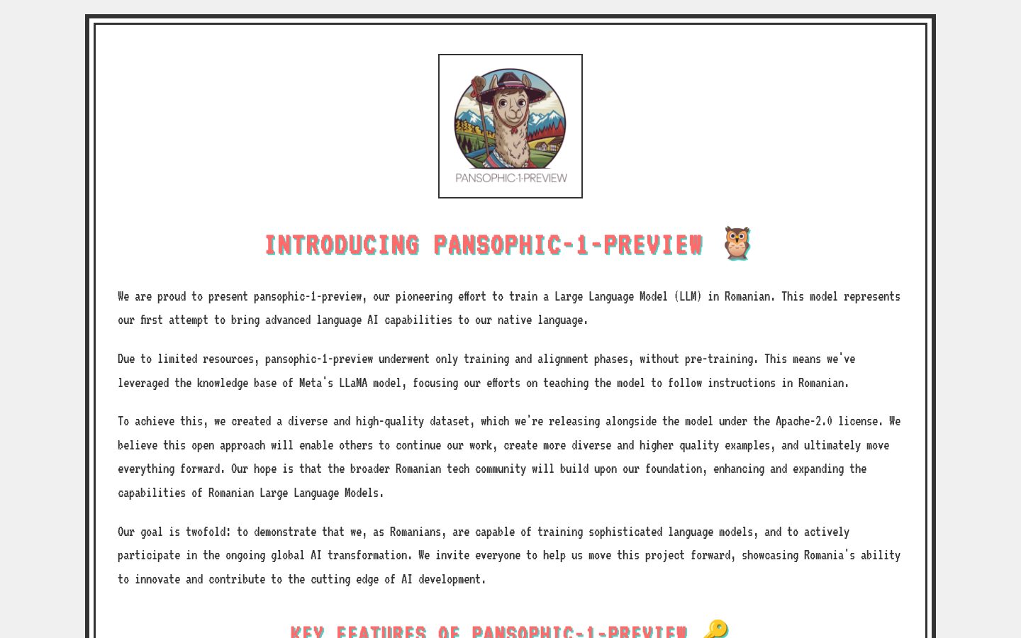Pansophic Homepage