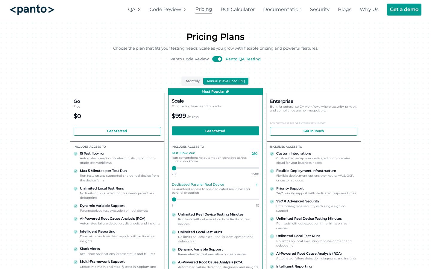 Panto AI Pricing