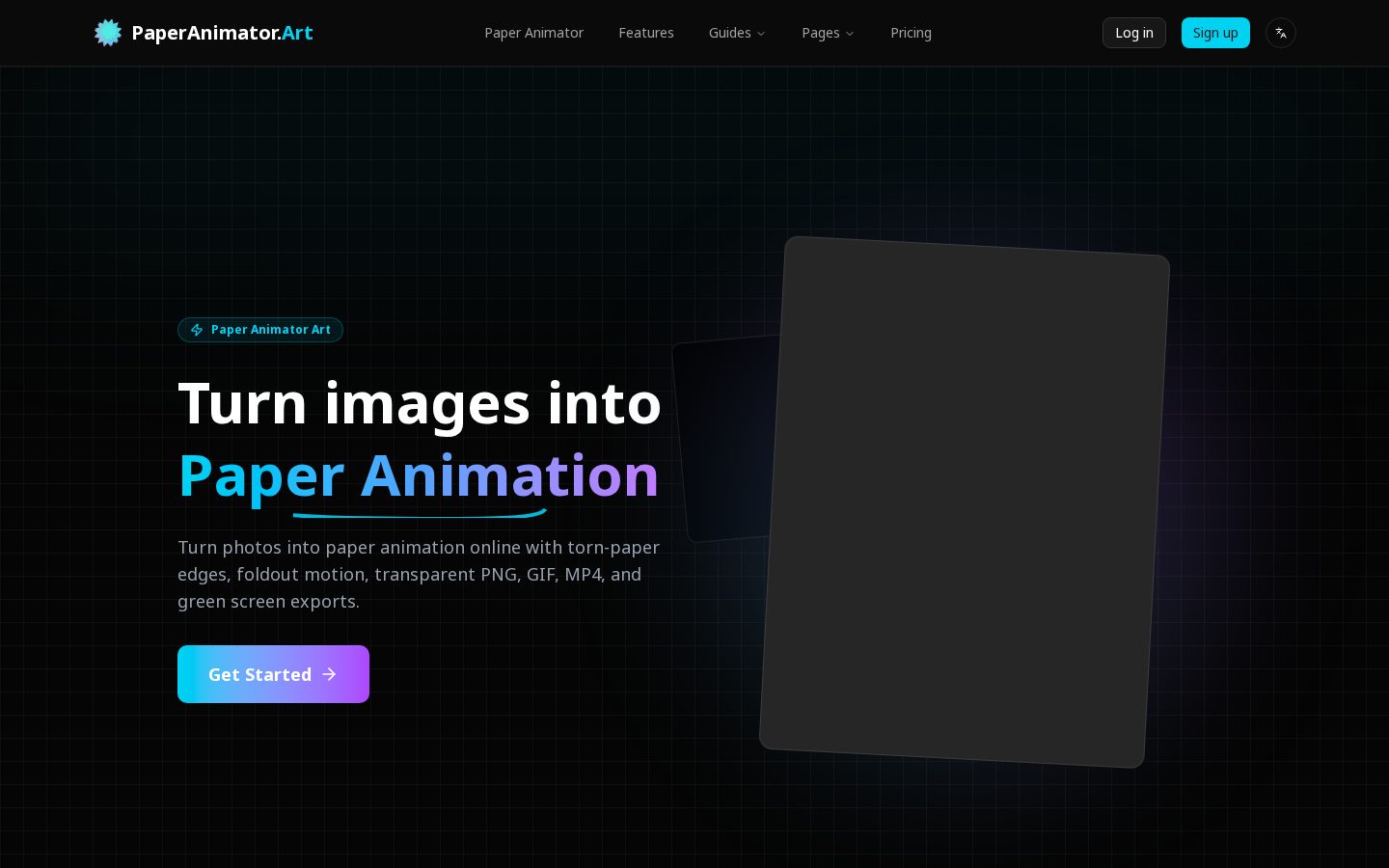 Paper Animator Art Homepage