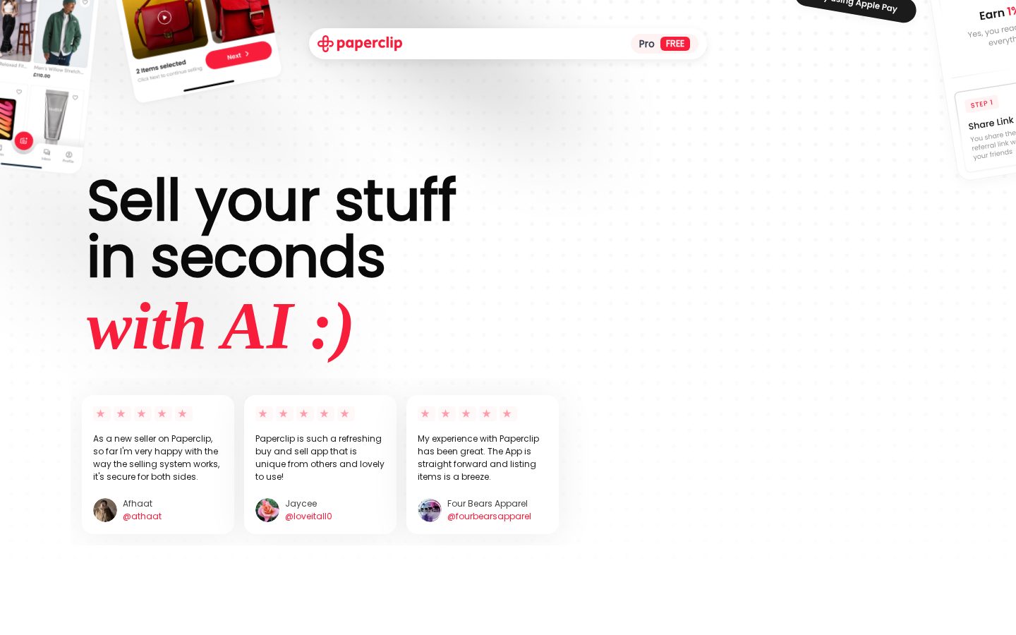 PaperClip Homepage