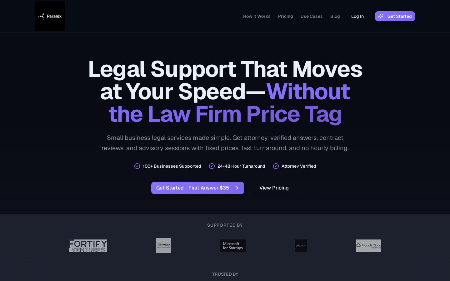 Paralex Homepage