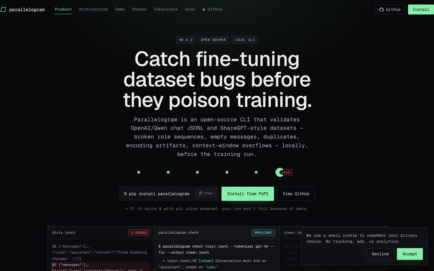 Parallelogram Homepage