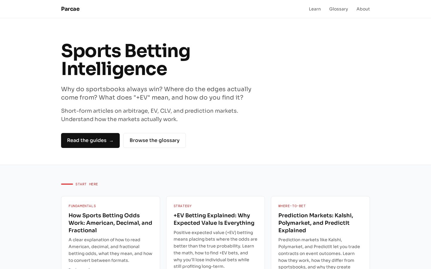 Parcae Homepage