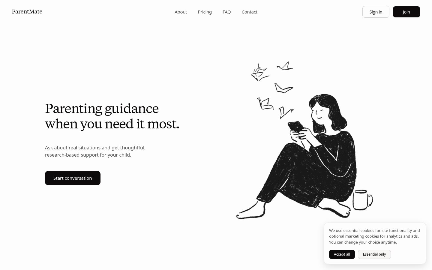 ParentMate Homepage