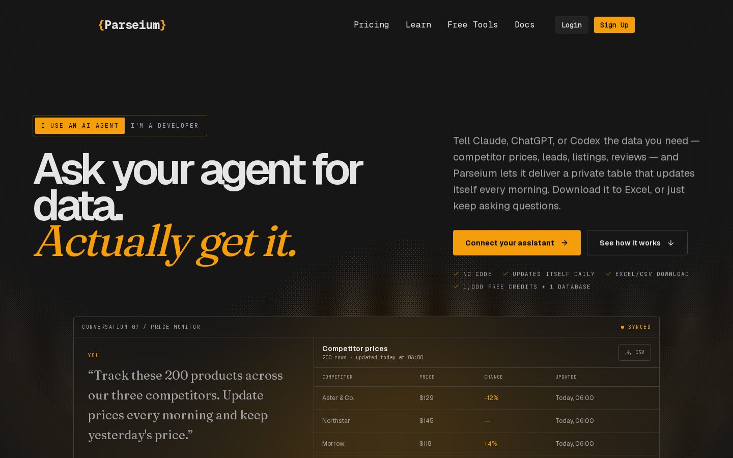 Parseium Homepage