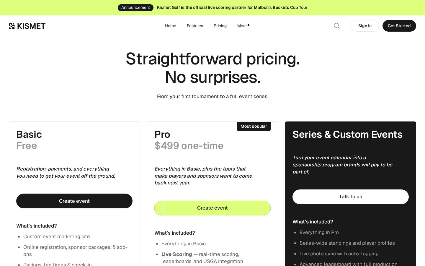 Partaake Pricing