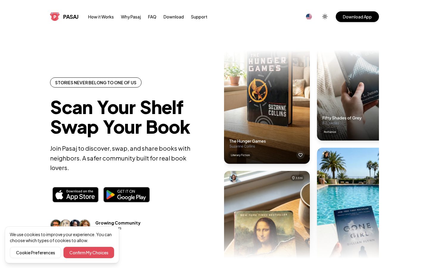 Pasaj Swap Books Nearby Homepage