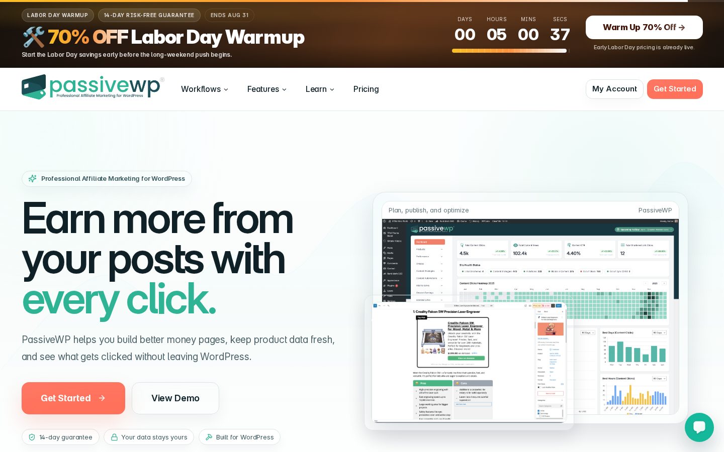 PassiveWP Homepage