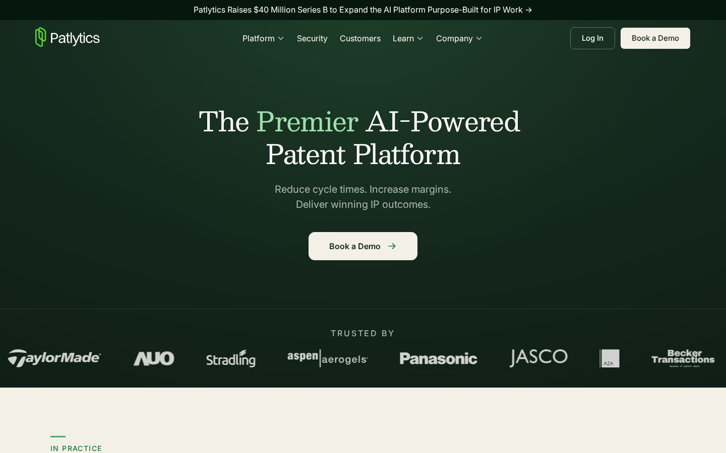 Patlytics Homepage