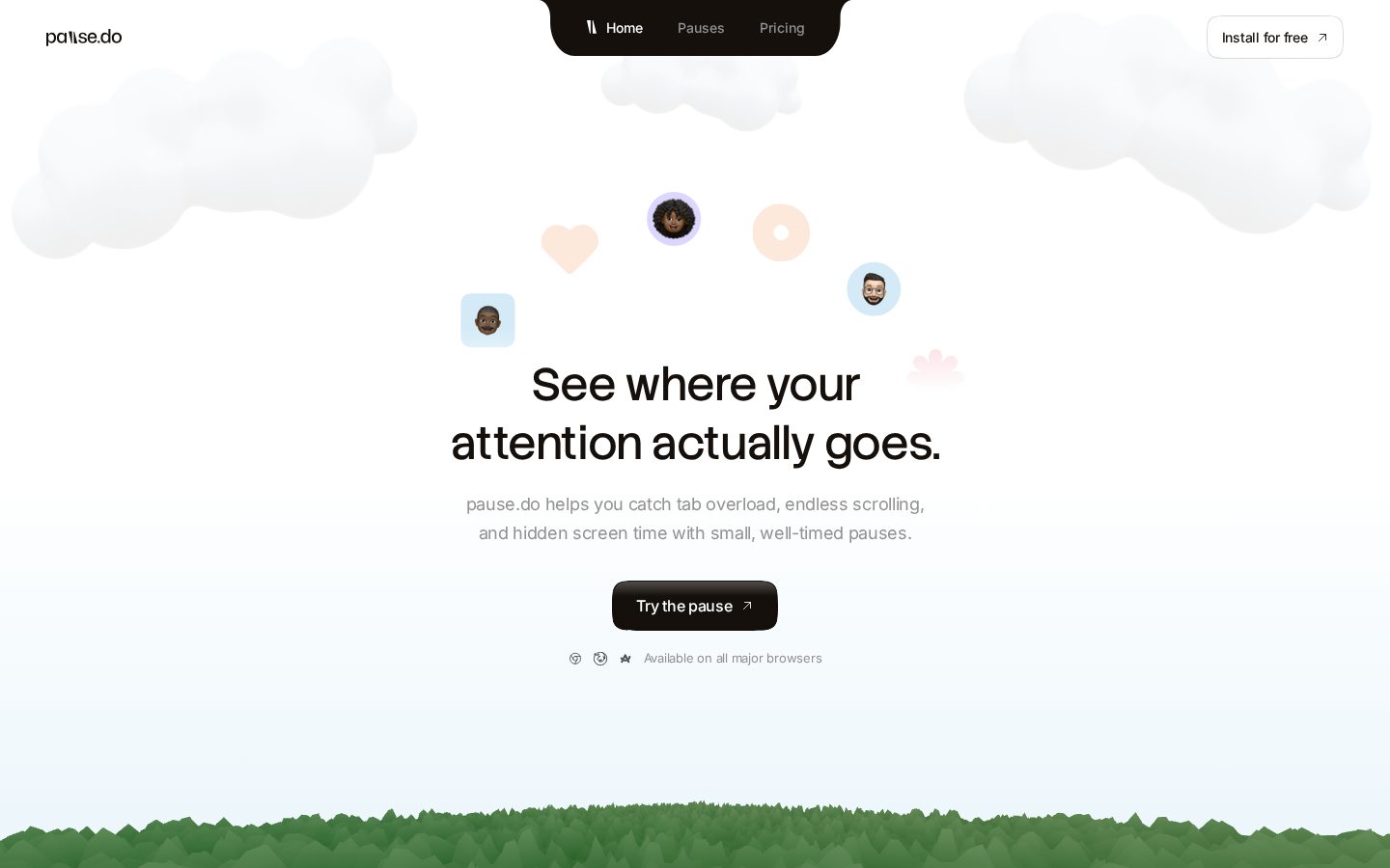 Pause.do Homepage