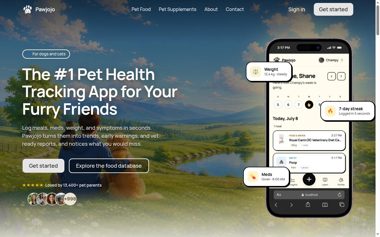 Pawjojo Homepage