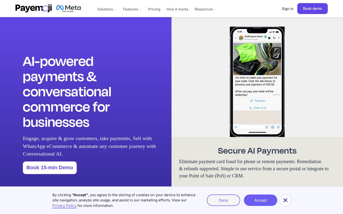 Payemoji Homepage