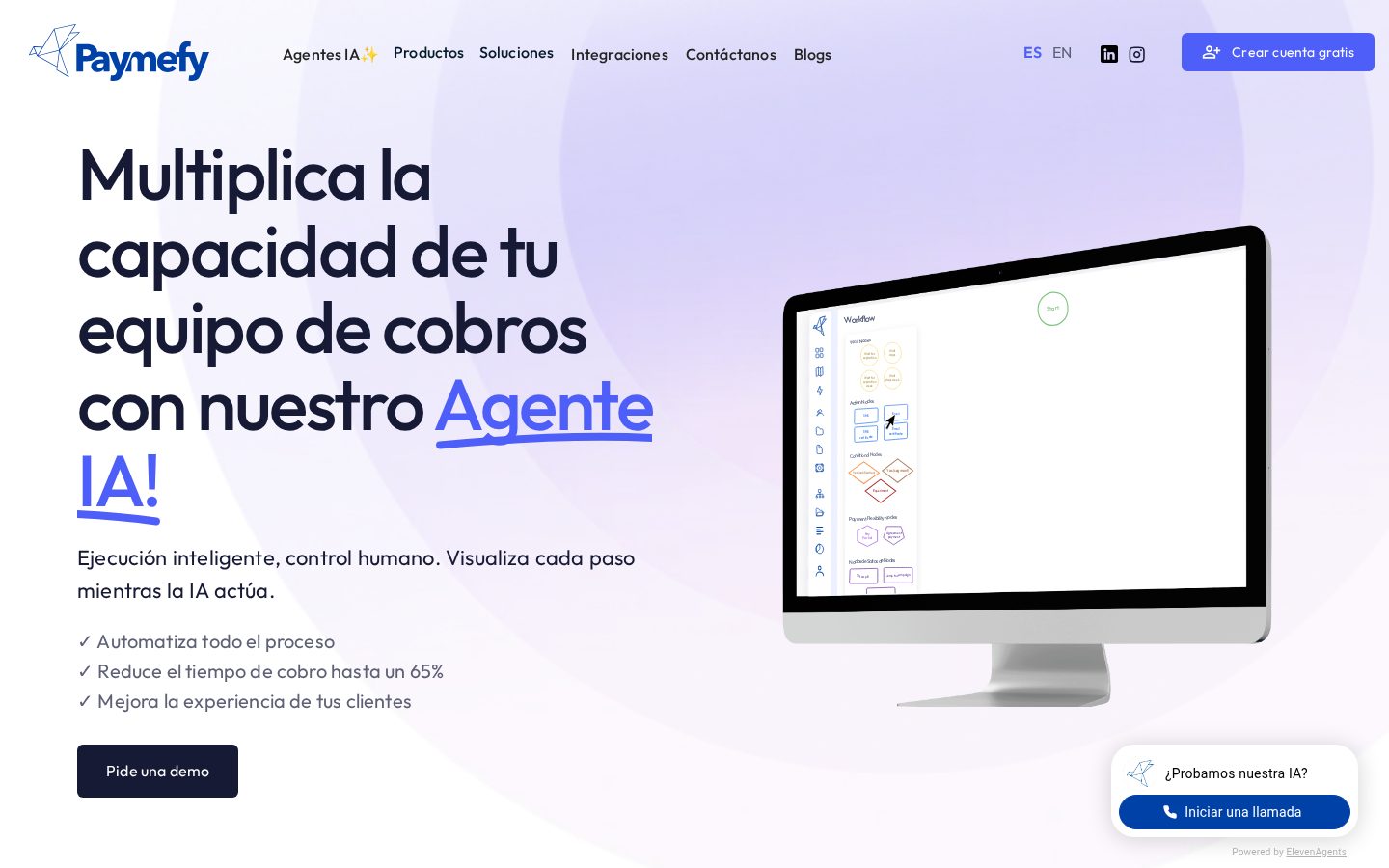 Paymefy Homepage