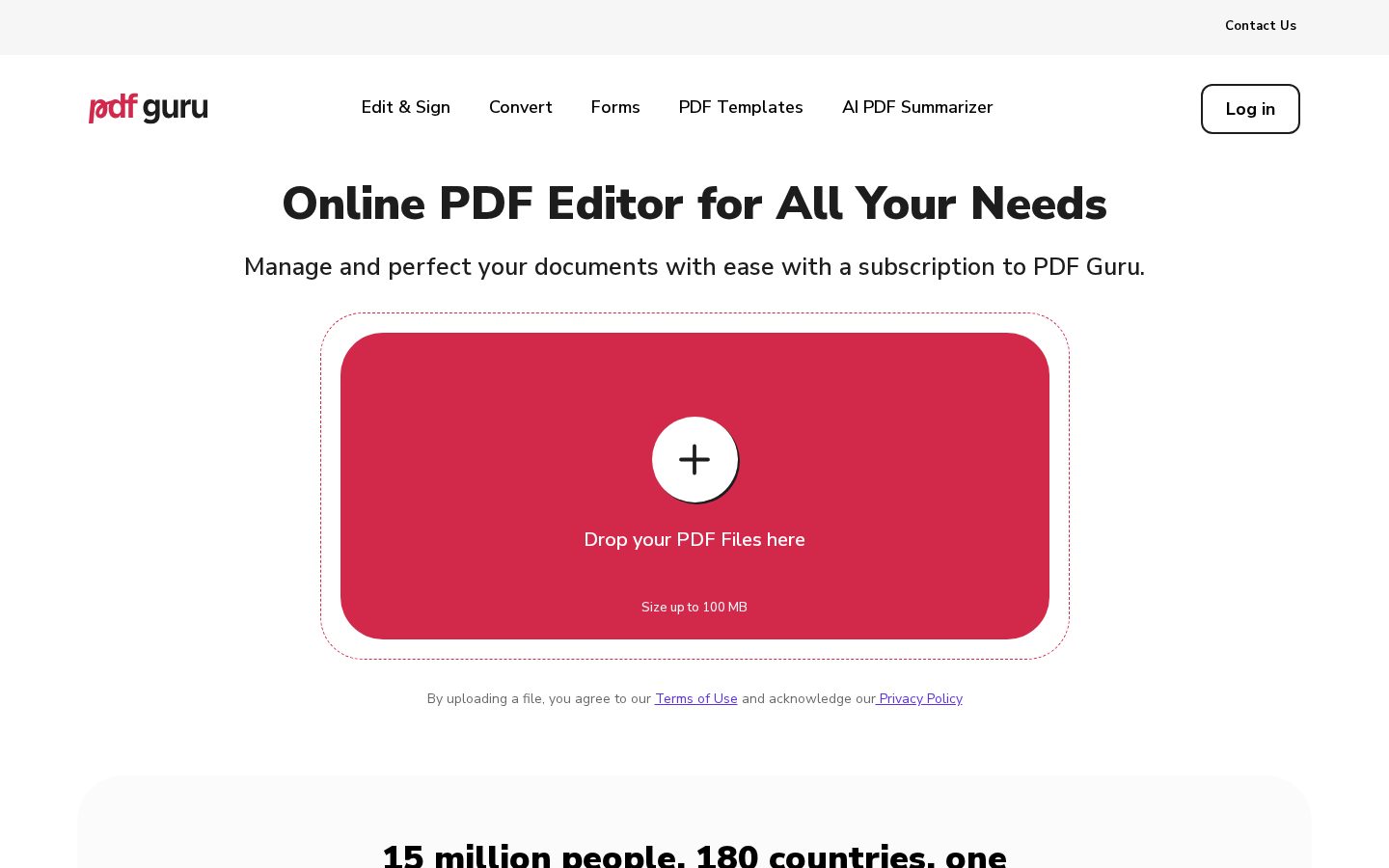 PDF Guru Homepage