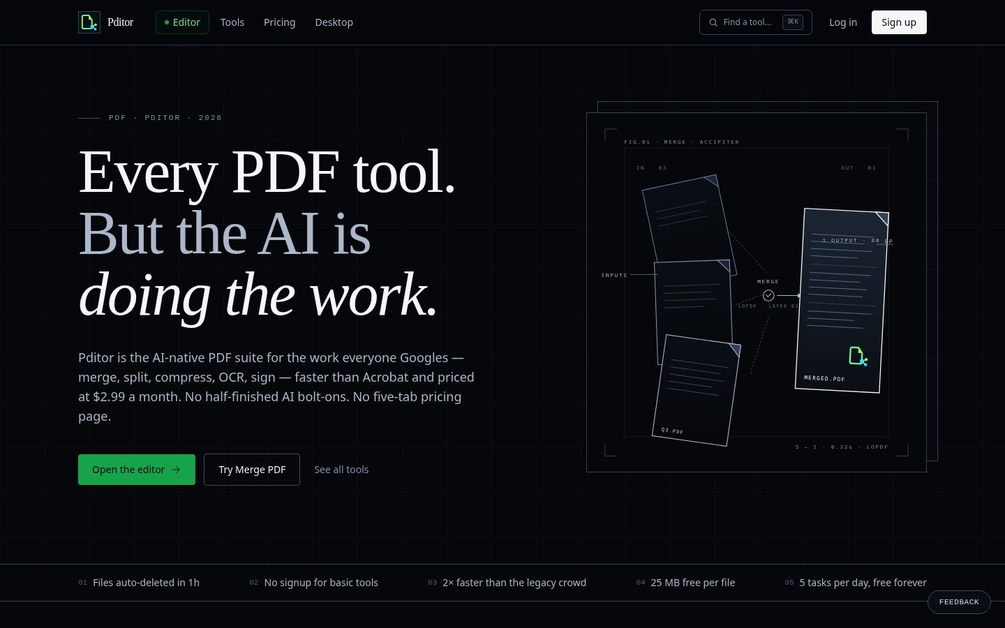 Pditor Homepage
