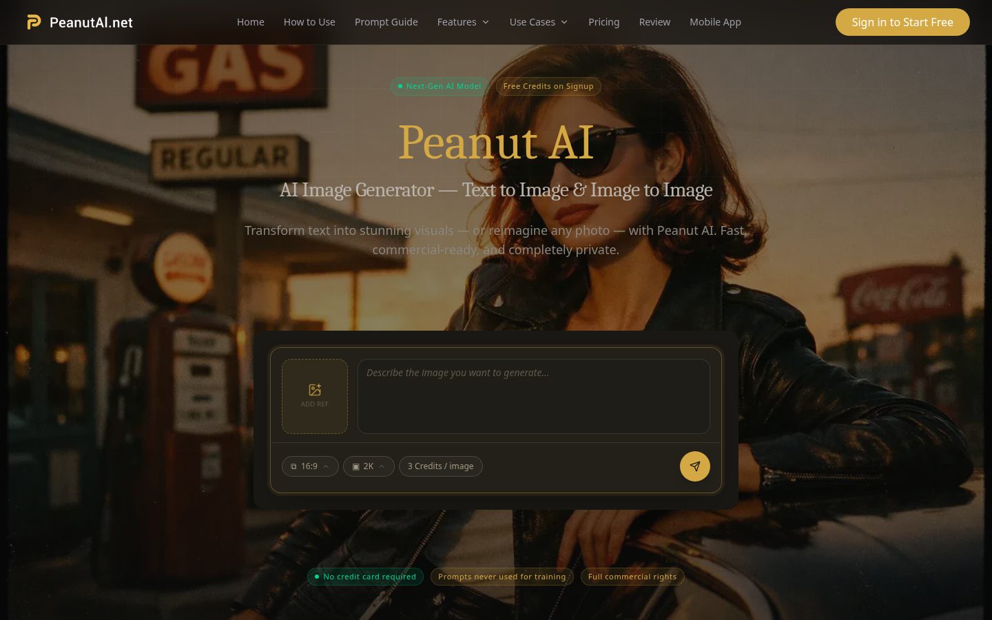 Peanut AI Homepage