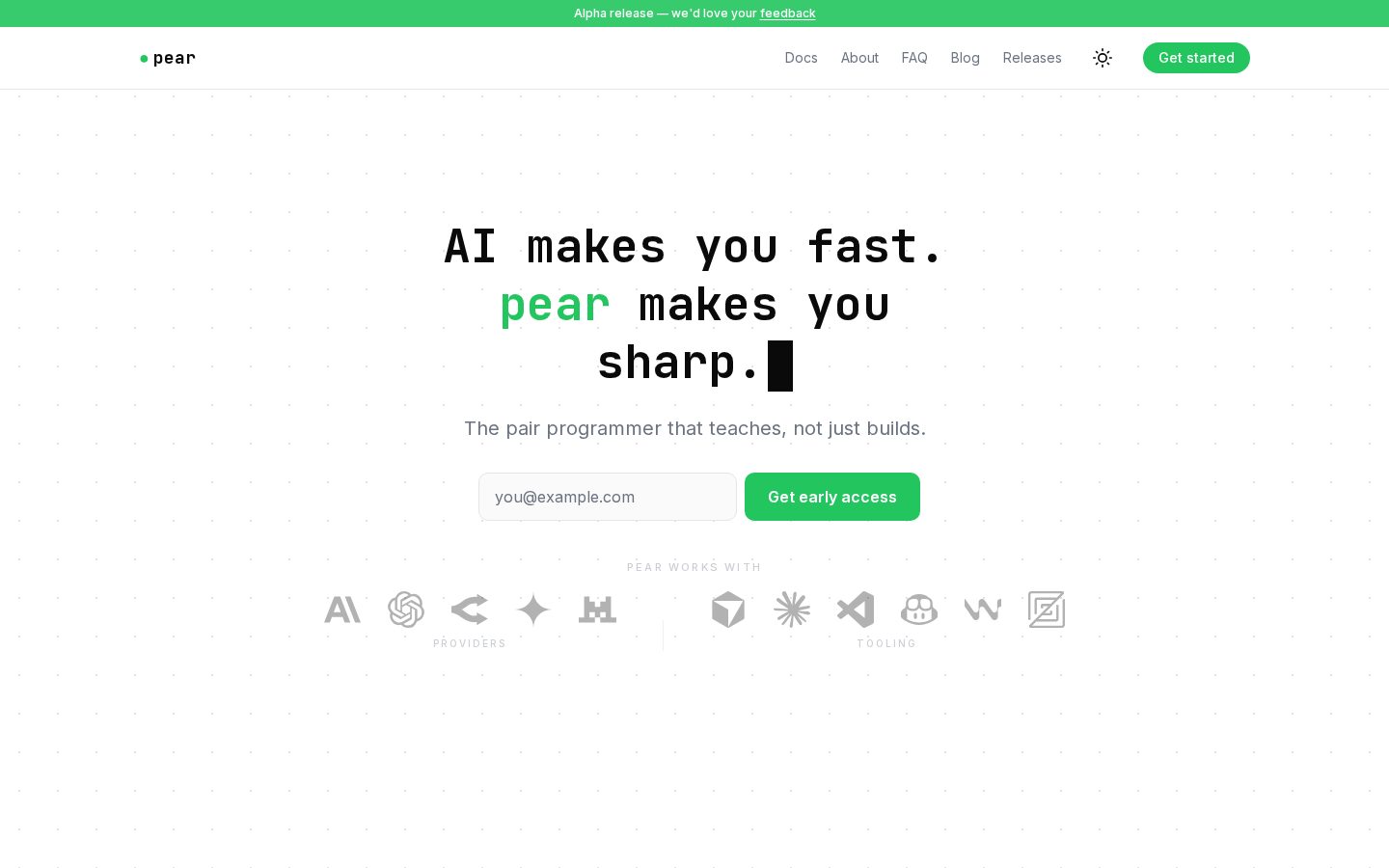 Pear CLI Homepage