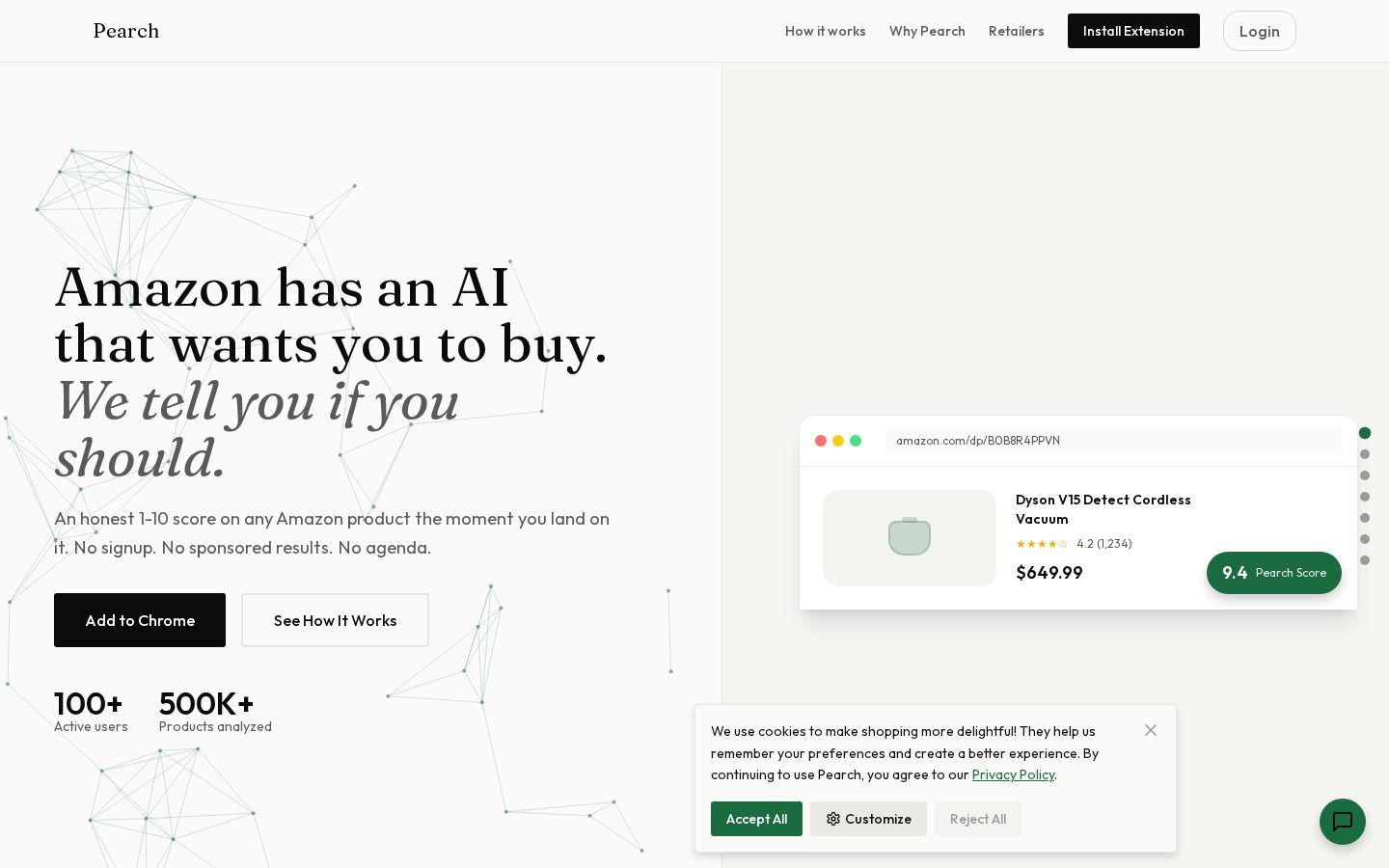 Pearch Homepage