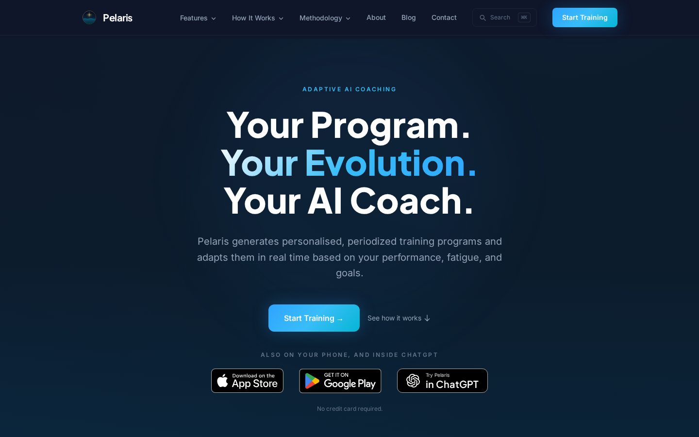 Pelaris Homepage