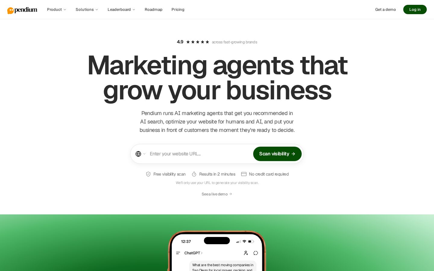 Pendium Homepage