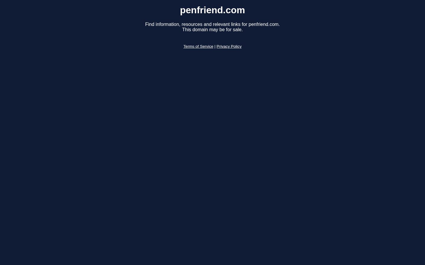 Penfriend Homepage