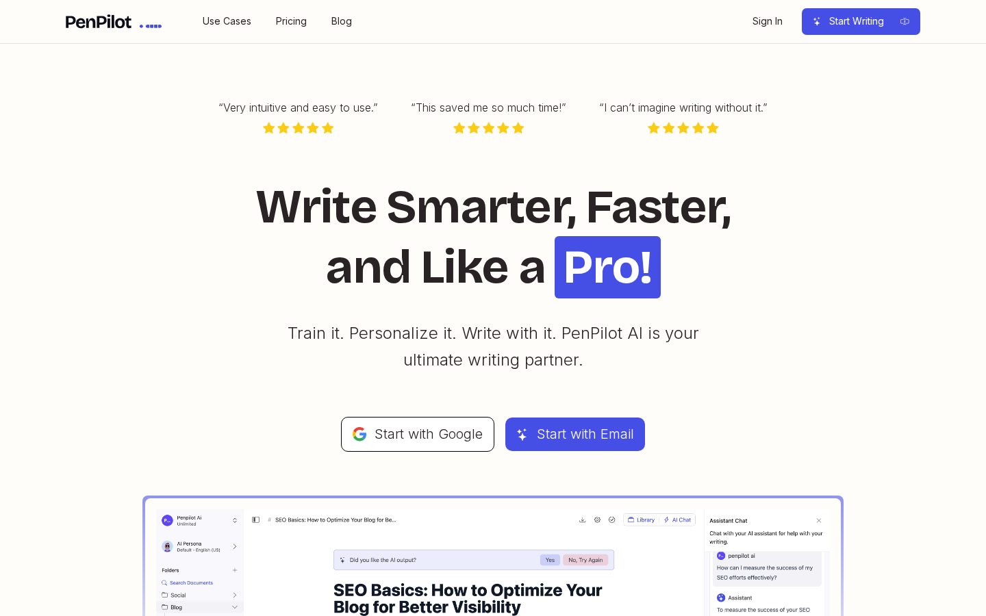 PenPilot AI Homepage