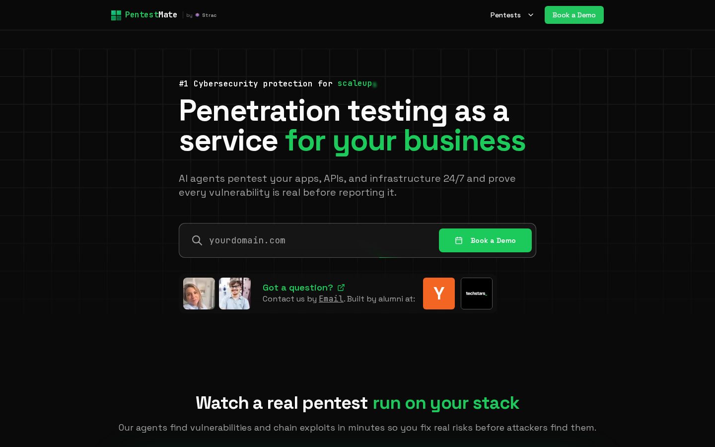 PentestMate Homepage