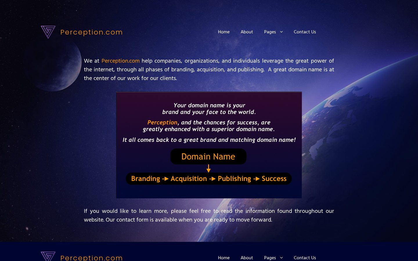 Perception Homepage