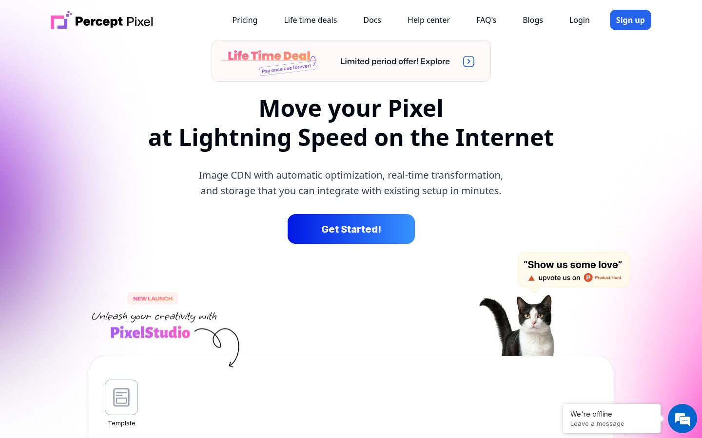 PerceptPixel Homepage