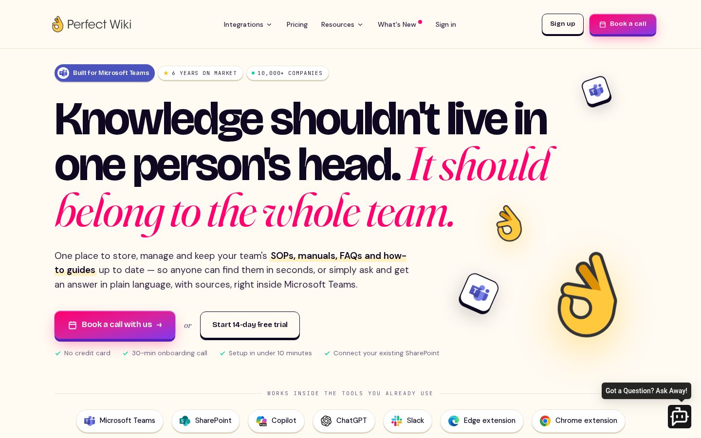 Perfect Wiki Homepage