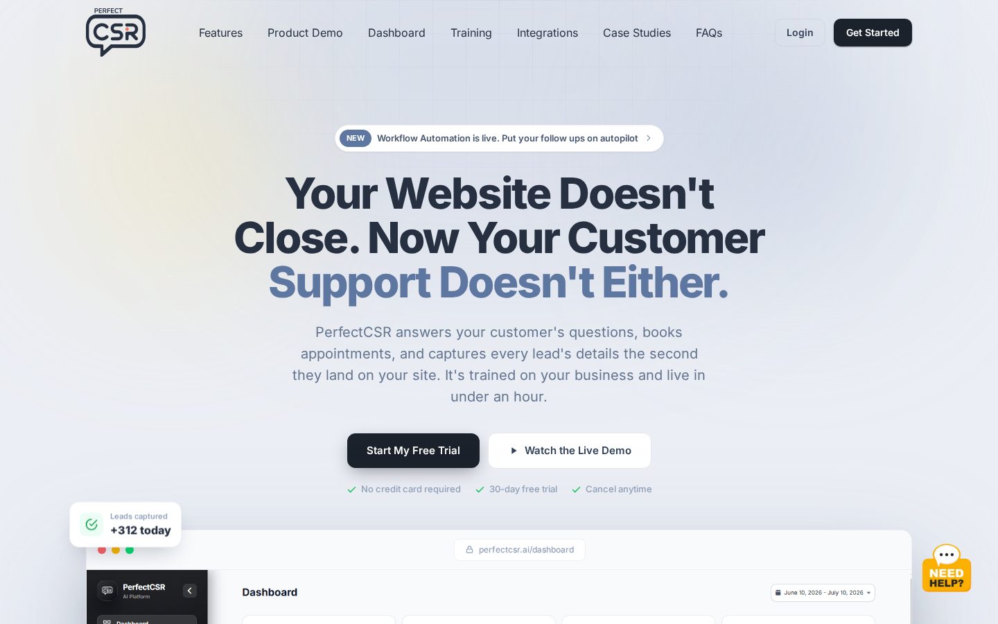 PerfectCSr Homepage