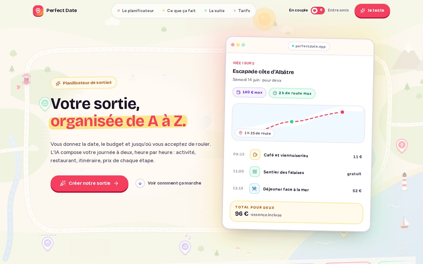 PerfectDate Homepage