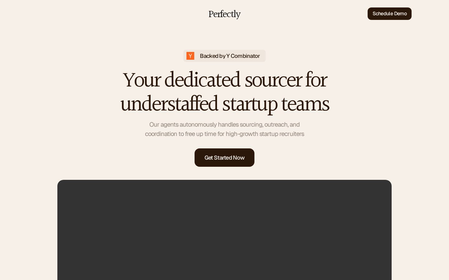 Perfectly Homepage