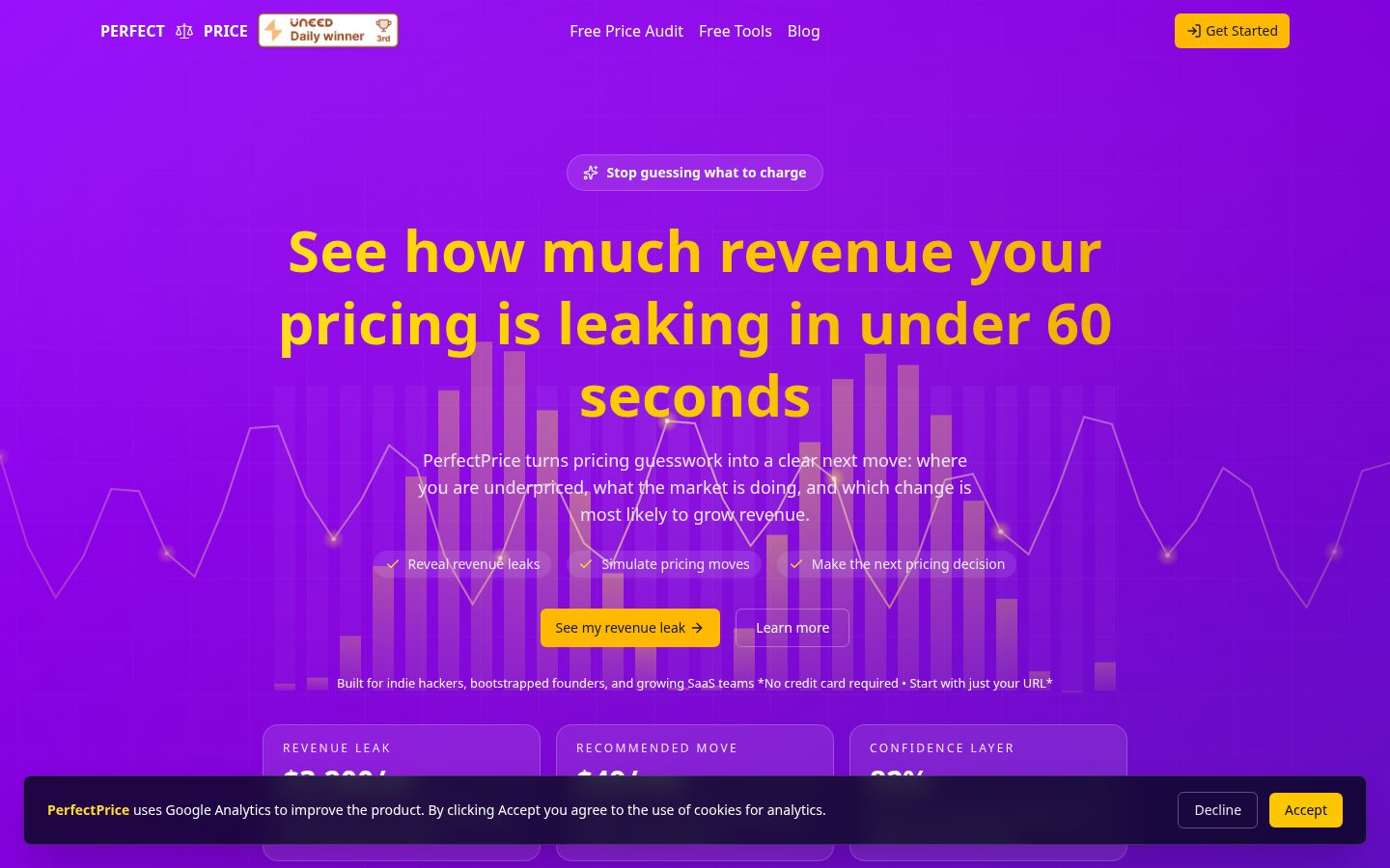 PerfectPrice Homepage