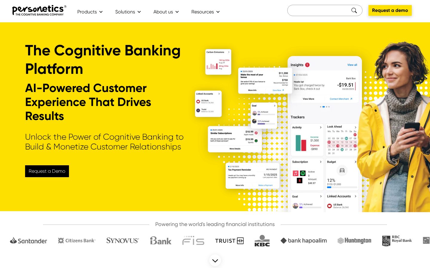 Personetics Homepage