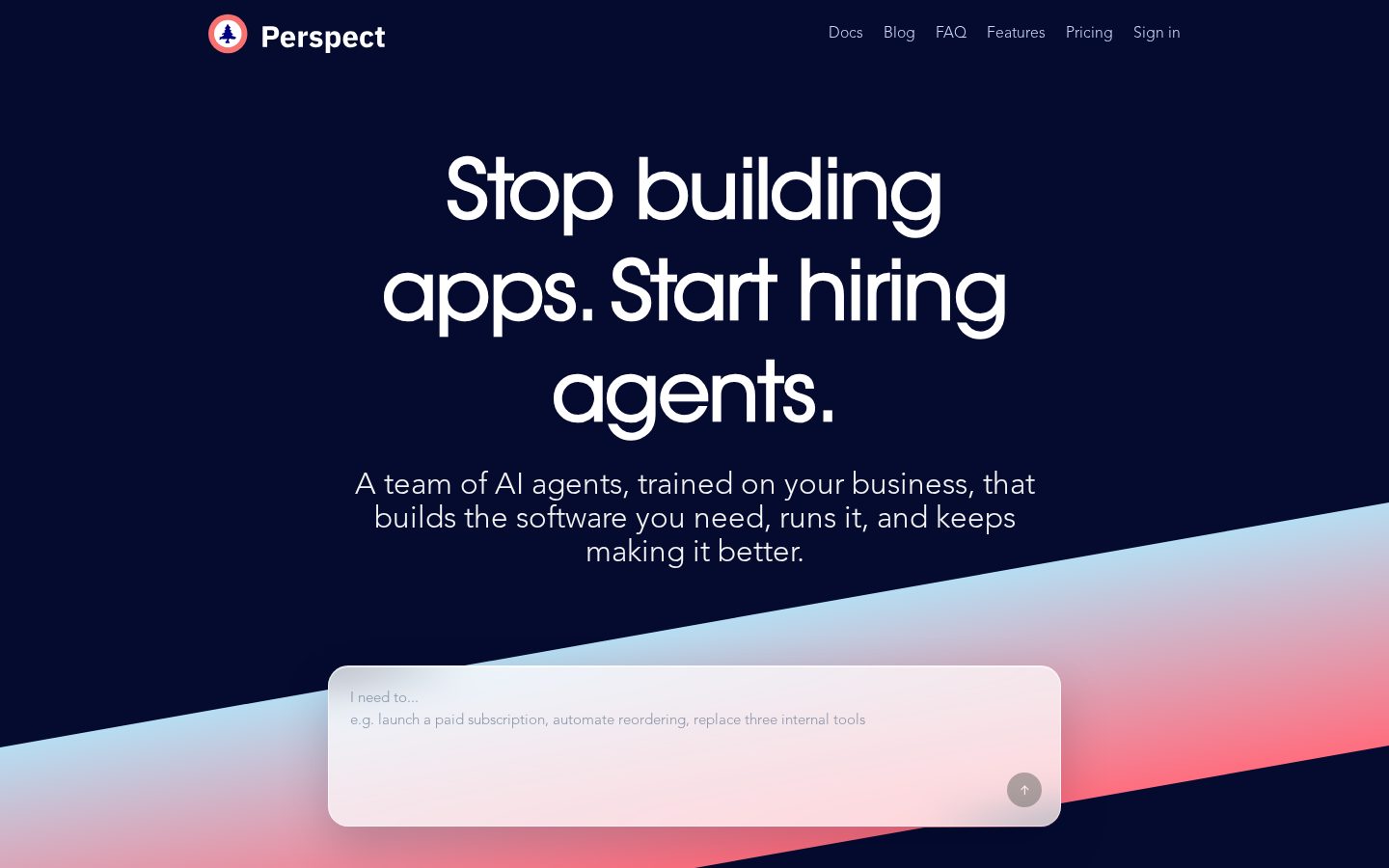 Perspect Homepage