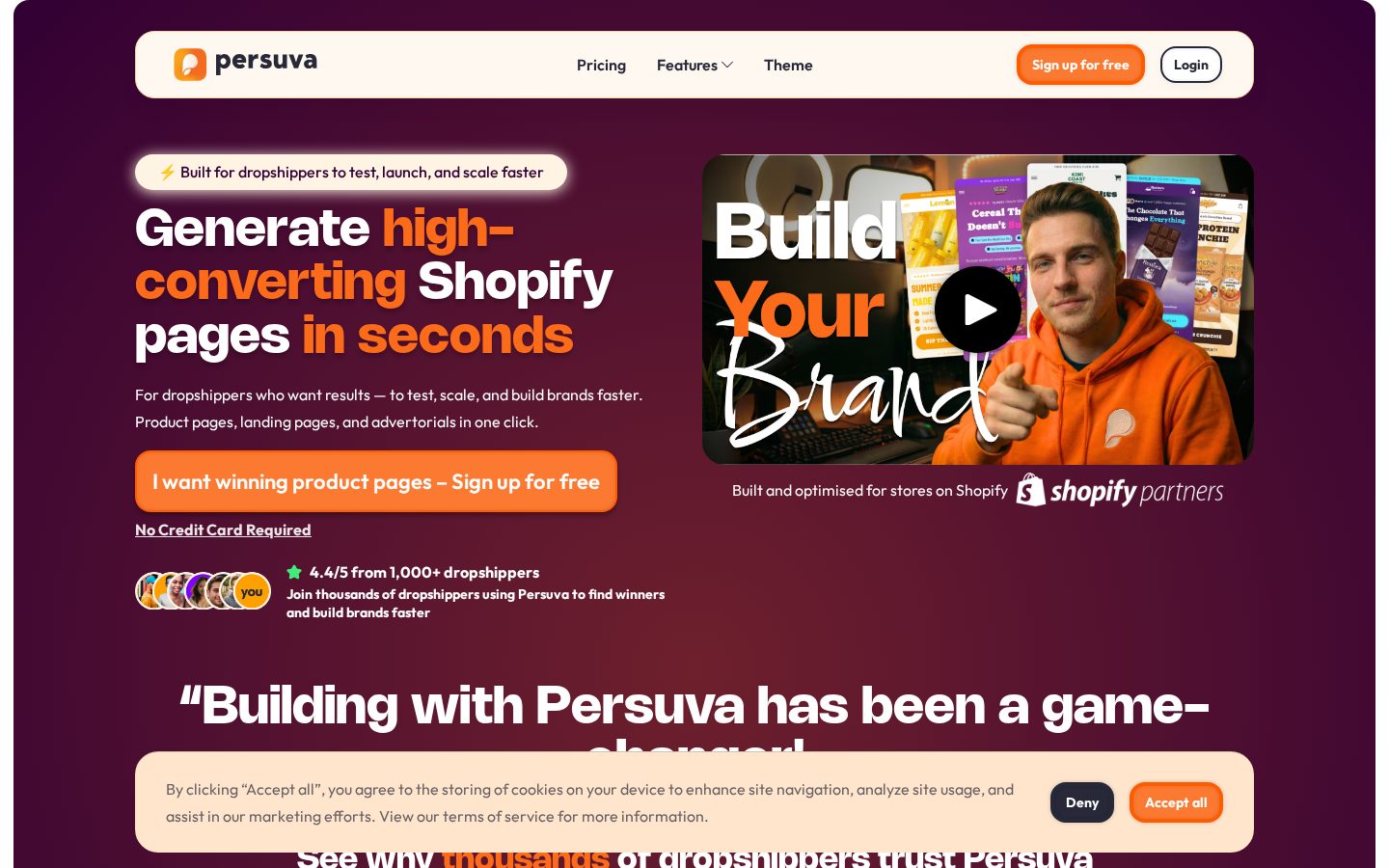 Persuva Homepage