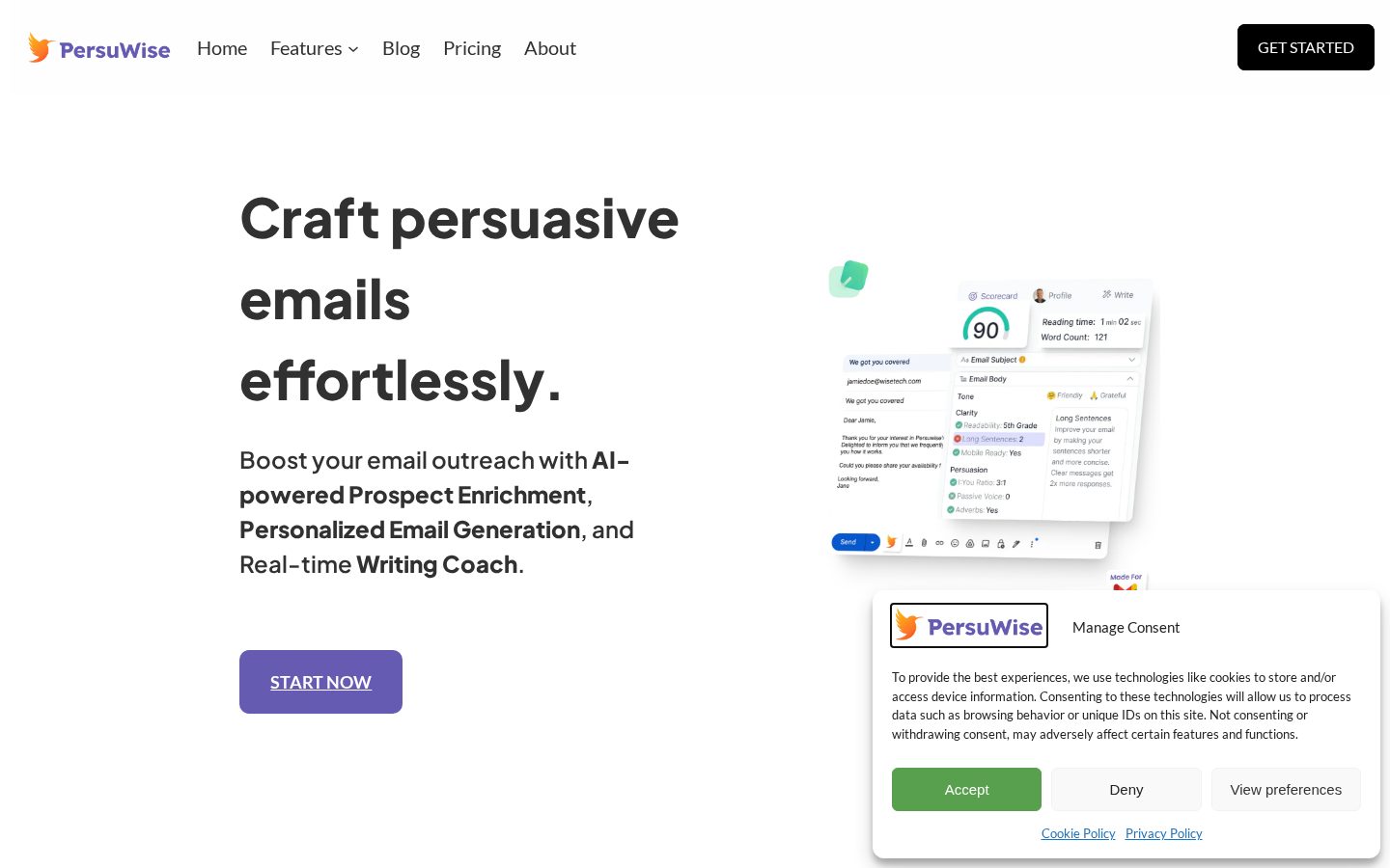 Persuwise Homepage