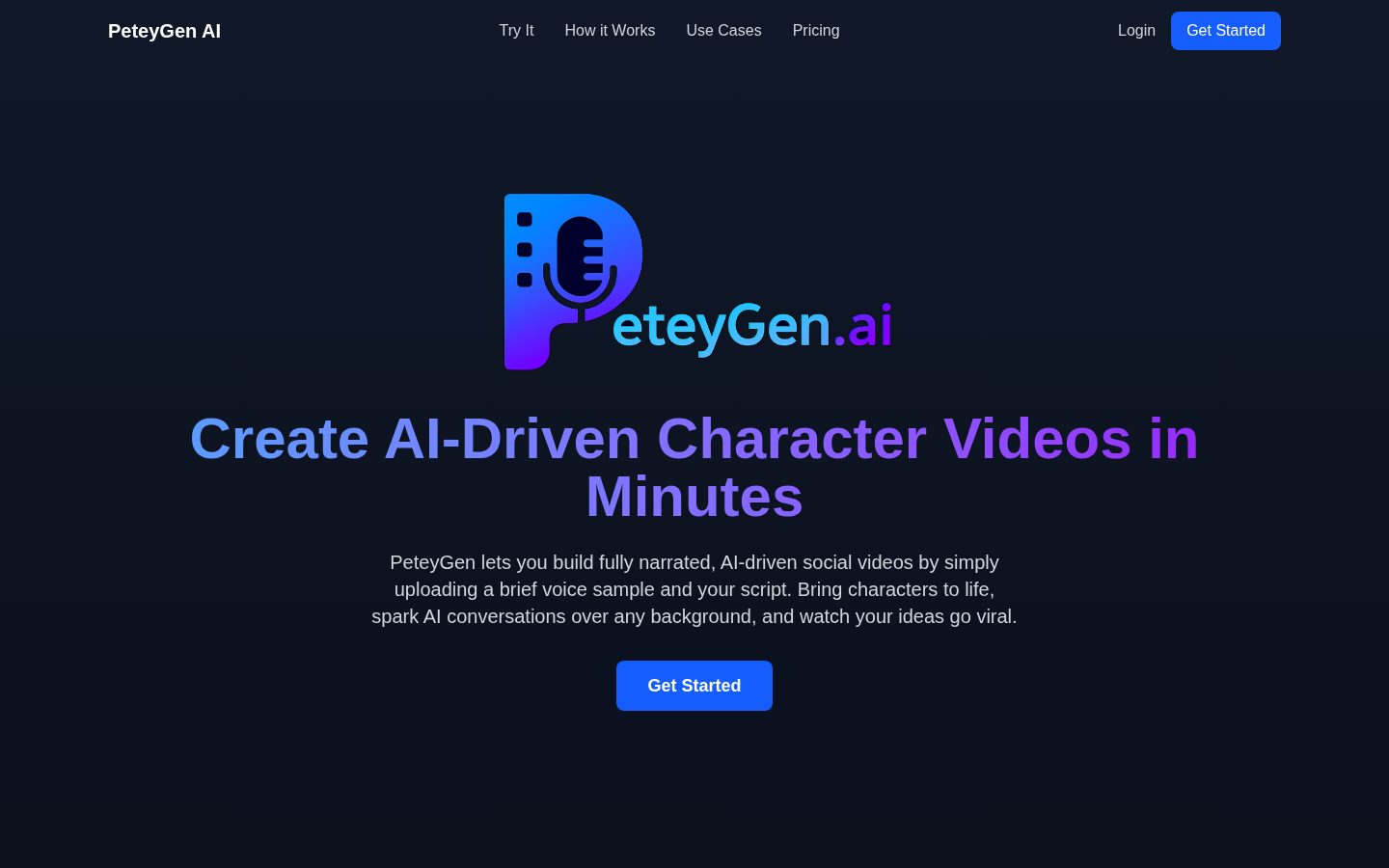PeteyGen Homepage