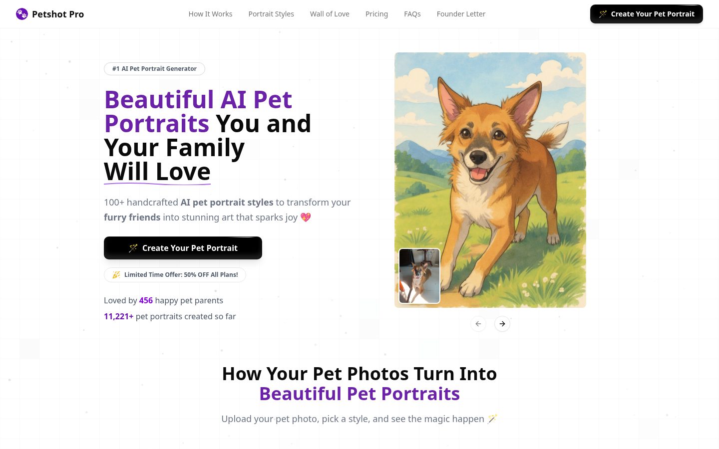 Petshot Pro Homepage