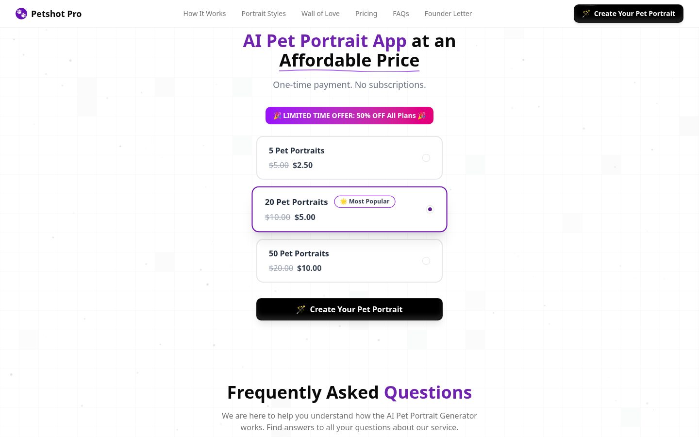 Petshot Pro Pricing