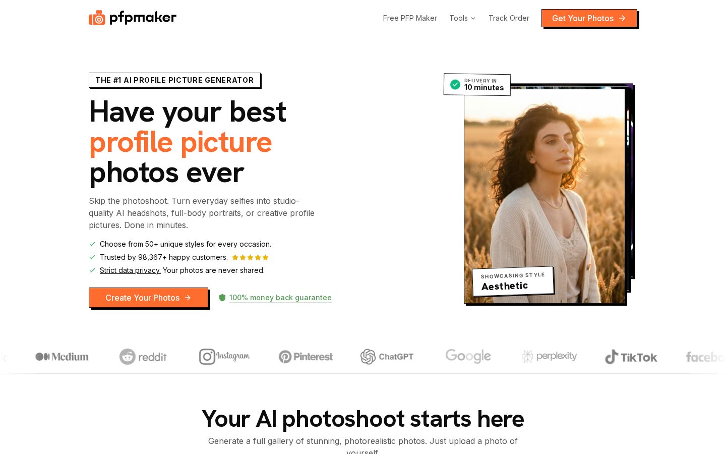 PFPMaker Homepage